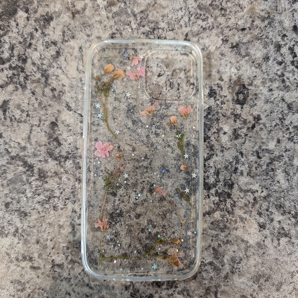 Floral Clear Phone Case